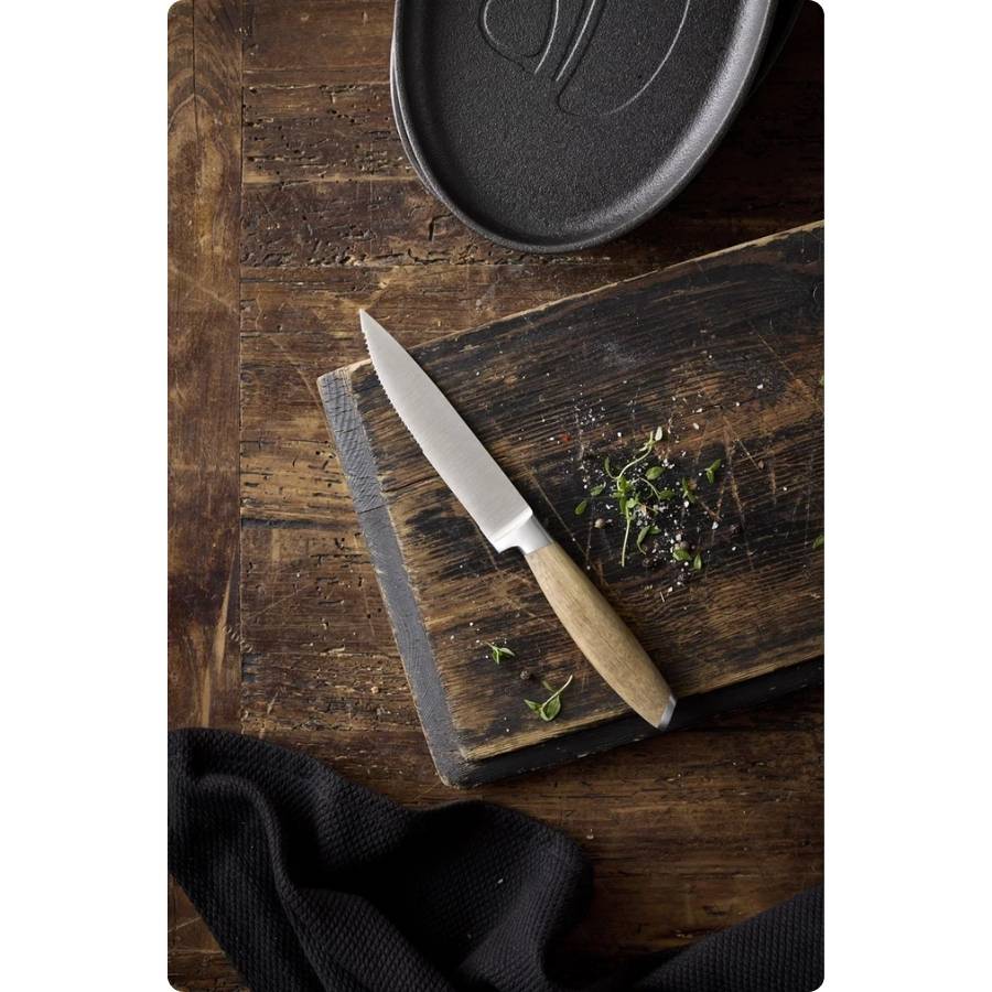 Knivsæt 7 dele Rustfrit stål/Akacie